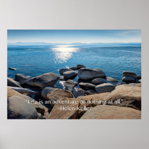 Het leven is een avontuur of helemaal niets poster