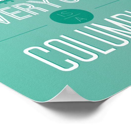 Het leven is een avontuur poster (Hoek)