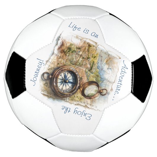 Het leven is een avontuur voetbal (Gedraaid)