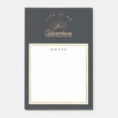 Het leven is een avontuurberg met Golden Sunrays Post-it® Notes (Voorkant)