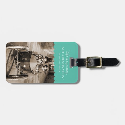 Het leven is een Bagagelabel (Voorkant horizontaal)