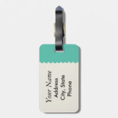 Het leven is een Bagagelabel (Achterkant verticaal)