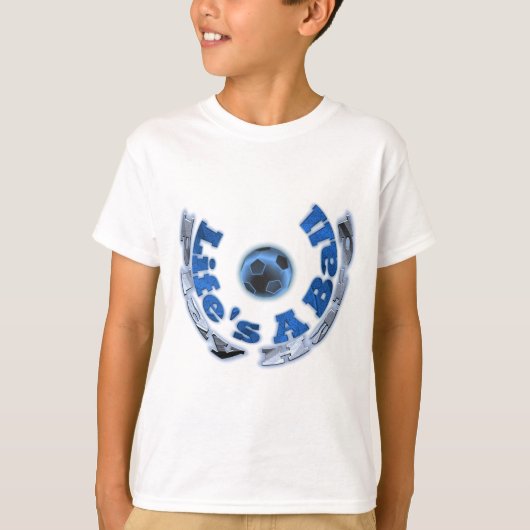 Het leven is een bal t-shirt (Voorkant)