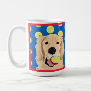 Het leven is een Ball Yellow Dog Mok