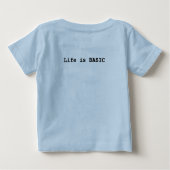 Het leven is een BASIC-shirt met korte mouwen (Achterkant)