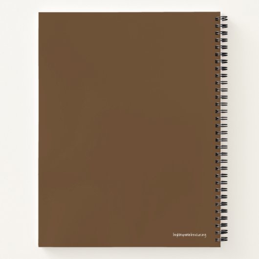 Het leven is een beter spiral notebook notitieboek (Achterkant)