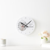 Het leven is een betere Bichon Wall Clock Ronde Klok (Huis)