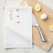 Het leven is een betere poel theedoek (Quarter Fold)