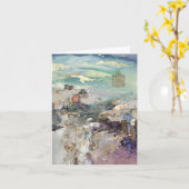 Het leven is een Big Canvas kaart (Gele Bloem)