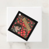 Het leven is een Bowl van Cherries Gewijzigde Kuns Bedankjes Labels (In situ)