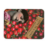 Het leven is een Bowl van Cherries Gewijzigde Kuns Magneet (Horizontaal)