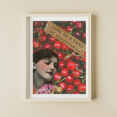 Het leven is een Bowl van Cherries Gewijzigde Kuns Poster