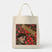 Het leven is een Bowl van Cherries Gewijzigde Kuns Tote Bag (Achterkant)