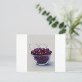 Het leven is een Bowl van Kersen Briefkaart (Staand voorkant)