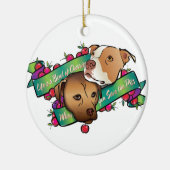 Het leven is een Bowl van Kersen... Keramisch Ornament (Links)