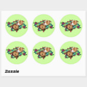 Het leven is een Bowl van Kersen... Ronde Sticker (Vel)
