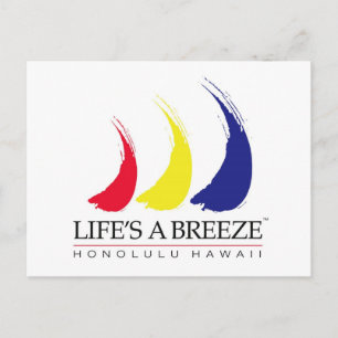 Het leven is een Breeze®_Paint-The-Wind_Honolulu b Briefkaart