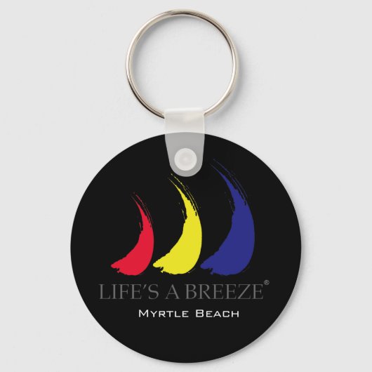 Het leven is een Breeze®_Paint-The-Wind_Myrtle Bea Sleutelhanger (Voorkant)