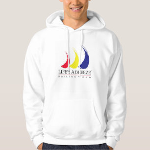 Het leven is een Breeze®_Paint-The-Wind_Sailing U Hoodie