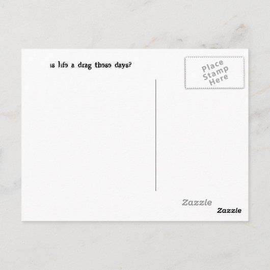 Het leven is een Briefkaart (Achterkant)