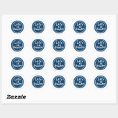Het leven is een bueno ronde sticker (Vel)