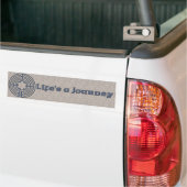 Het leven is een Bumpersticker. Bumpersticker (Op Truck)