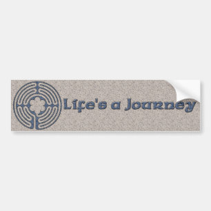 Het leven is een Bumpersticker. Bumpersticker