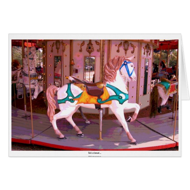 Het leven is een Carrousel ... (Voorkant Horizontaal)