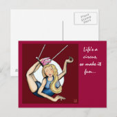 Het leven is een circus, dus maak het leuk... briefkaart (Voorkant / Achterkant)