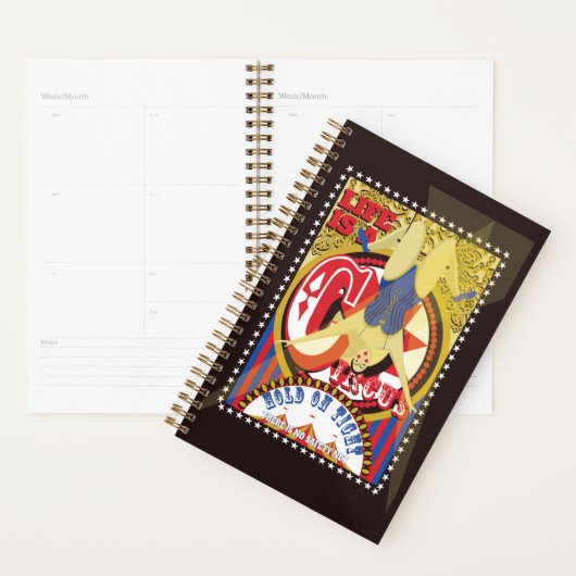 Het leven is een Circus, Trapeze artiest onder de  Planner (Display)