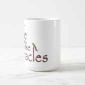 Het leven is een cursus wonderen koffiemok (Center)