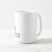 Het leven is een cursus wonderen koffiemok (Voorkant rechts)