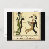 Het leven is een dans: Briefkaart (Voorkant / Achterkant)