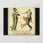 Het leven is een dans: Briefkaart (Voorkant)