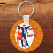 Het leven is een dans sleutelhanger (Voorkant)