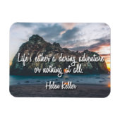 Het leven is een Daring Adventure Magnet Magneet (Horizontaal)