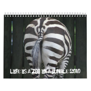 Het leven is een dierentuin in een Oerwoud Agenda Kalender