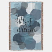 Het leven is een droom deken (Voorkant Verticaal)