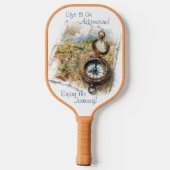 Het leven is een dubbelzijdig avontuur pickleball paddle (Achterkant)