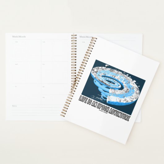 Het leven is een Epoch Adventure Geologische Humor Planner (Display)
