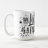 "Het leven is een feest" Ceramic Coffee Mok (Links)