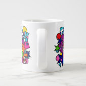 Het leven is een feest grote koffiekop (Achterkant)