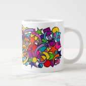 Het leven is een feest grote koffiekop (Rechts)