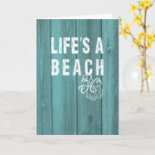 Het Leven Is Een Feest Kaart (Gele Bloem)