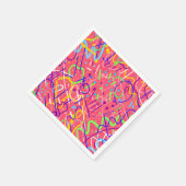 Het leven is een feest servet (Hoek)