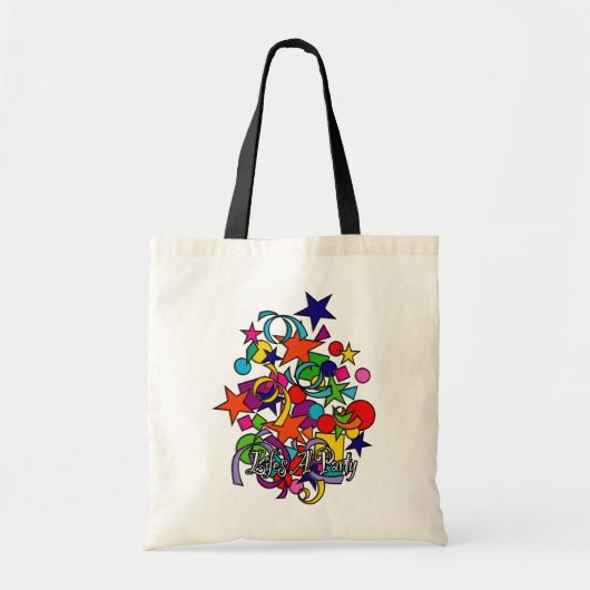 Het leven is een feest tote bag (Voorkant)