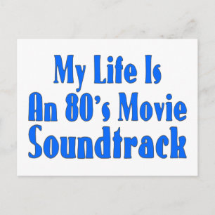 Het leven is een filmsoundtrack van 80 briefkaart