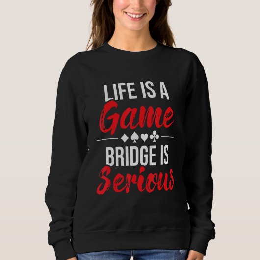 Het leven is een gamebrug is ernstig - de Speler C Trui (Voorkant)