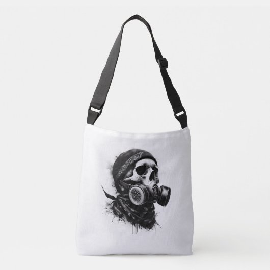 'HET LEVEN IS EEN GAS' CROSSBODY TAS (Voorkant)