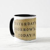 Het leven is een geschenk mok (Voorkant links)